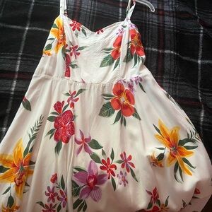Old Navy Red and White Camisole with Adjustable Straps